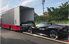 高級車・イベント車など特別な車両を陸送