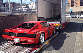 高級車・イベント車など特別な車両を陸送